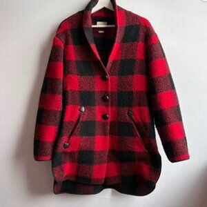 Isabel Marant Étoile Buffalo Plaid Wool Jacket